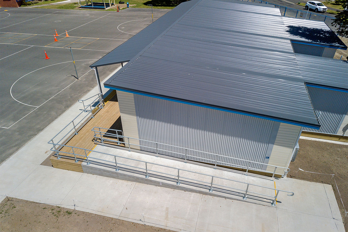 accessible ramp to classrooms
