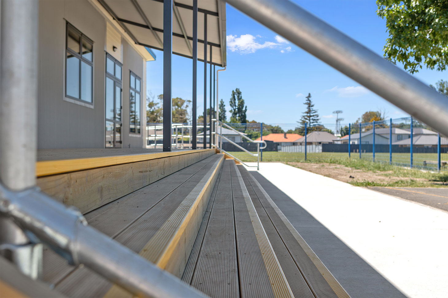 new classrooms stairs